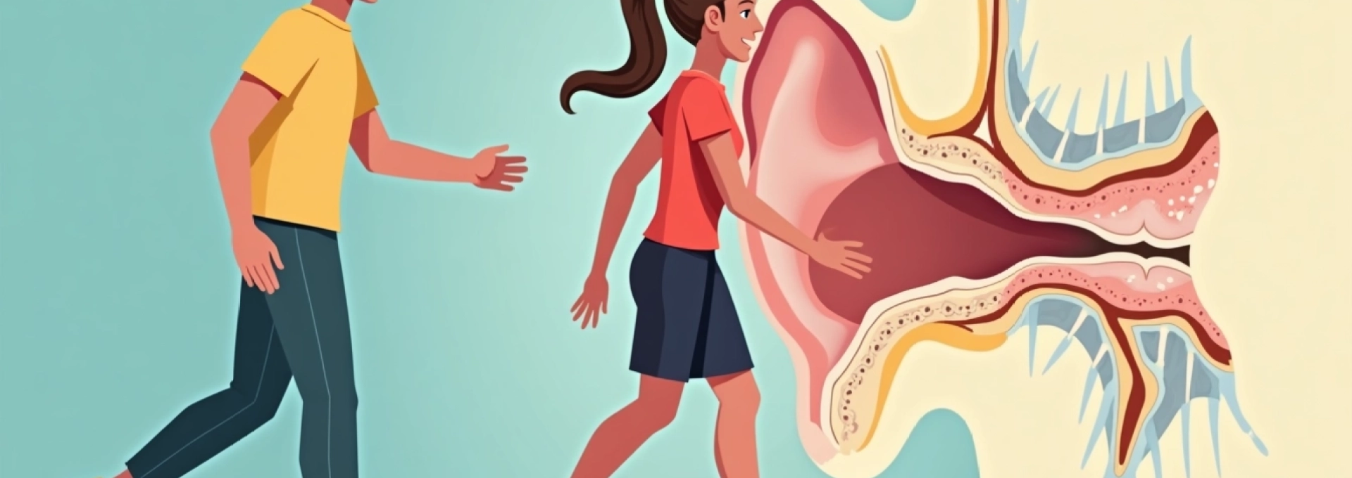 clicking-in-the-ear-when-walking-causes