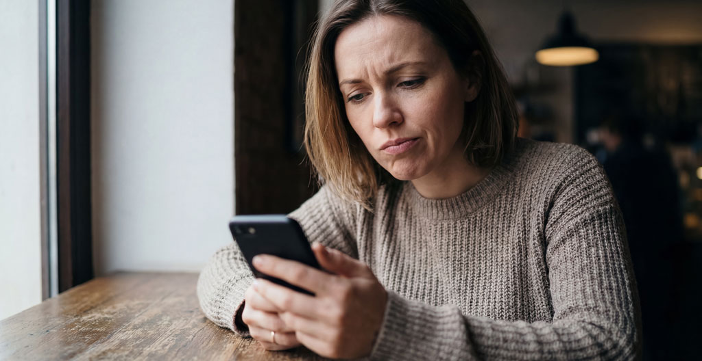Person calling GP surgery for constipation consultation appointment